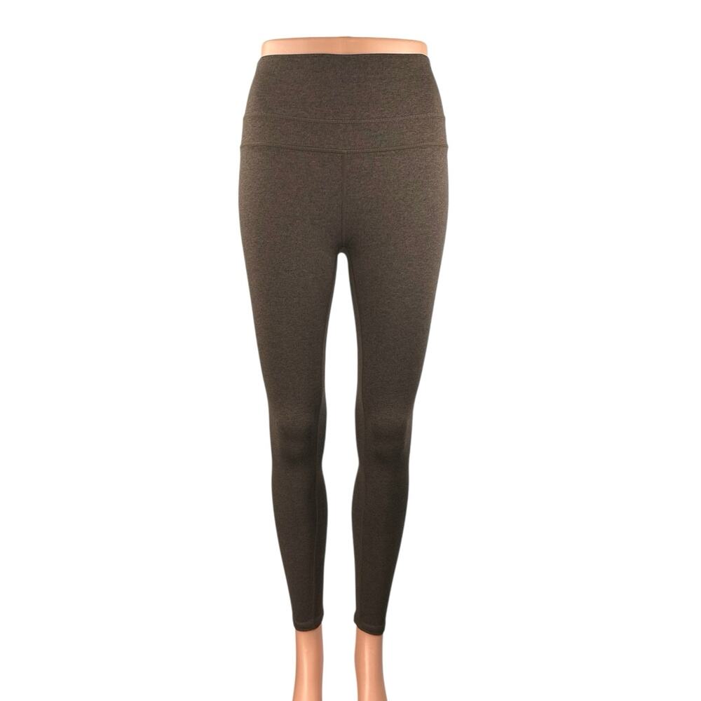 Varley Women's Brown High Rise Pull On Yoga Athletic Leggings Pants Size XS